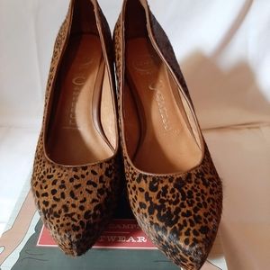 JEFFREY CAMPBELL SHOES, NWOT, original box, size 10, black/brown, pony hair